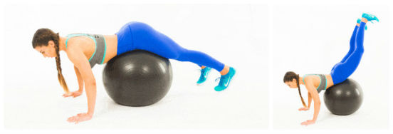 Упражнения на фитболе для похудения или как обрести стройную фигуру с помощью резинового мяча
