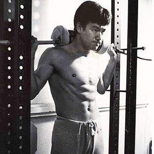 Bruce Lee workout weight training for the legs