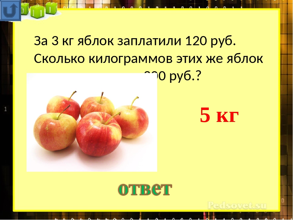 Сколько средних яблок в килограмме