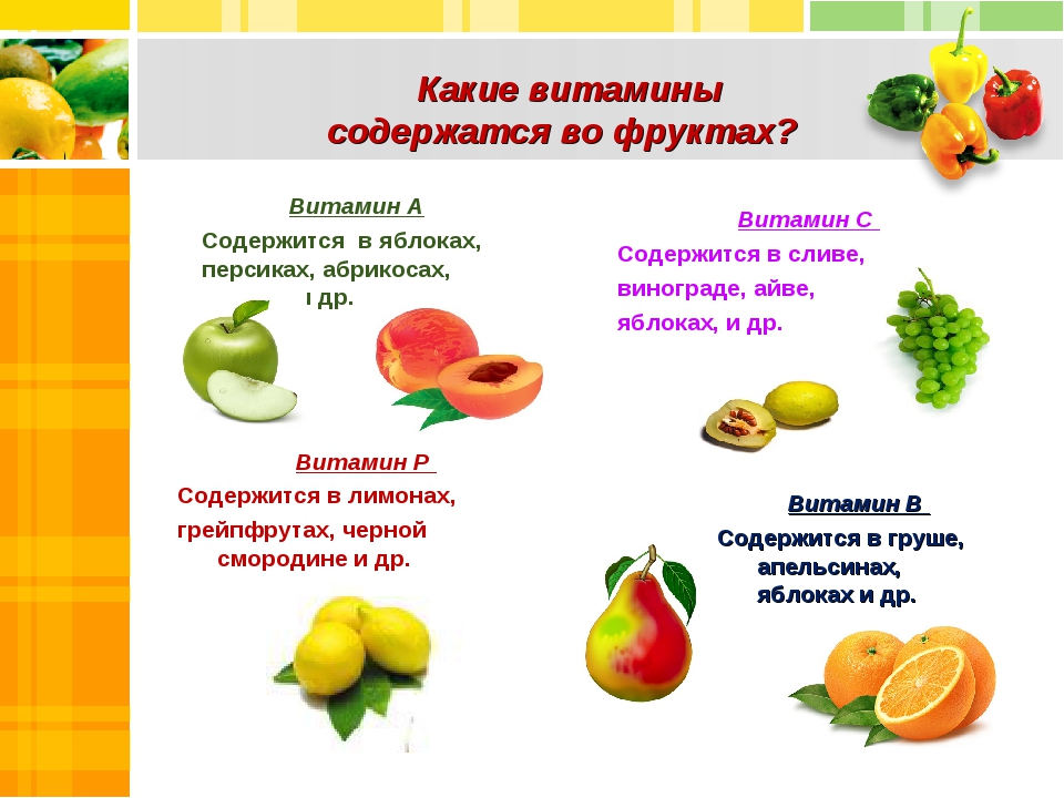 В каких овощах витамин б. Витамины в овощах и фруктах. Витамины в фруктах. Витамины содержащиеся в овощах и фруктах. В каких фруктах содержится витамин с.