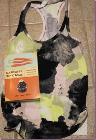 Lululemon Tank and Carrots N Cake book