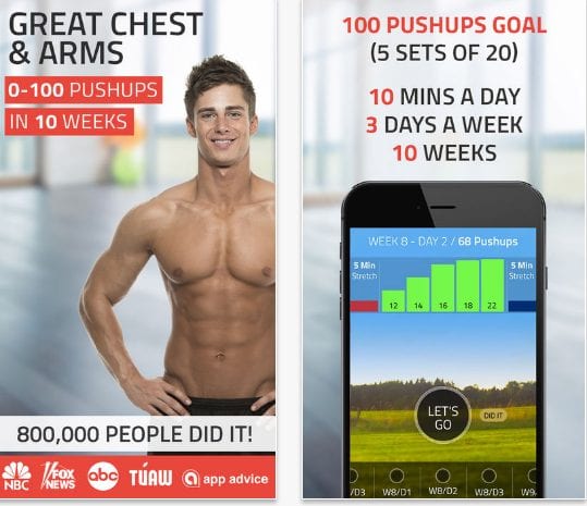 Push ups 100 push up challenge trainer free