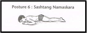 Surya Namaskar Pose 6 - Sashtanaga Namaskar