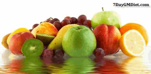 GM Diet Day 1 Fruits List